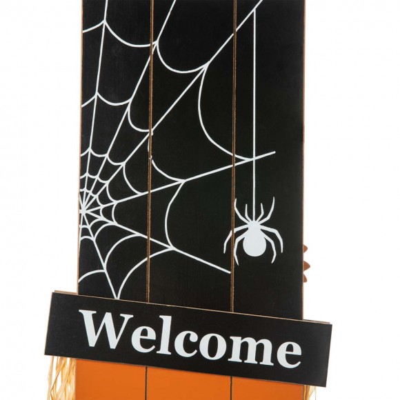 Glitzhome Glitzhome 36"H Halloween And Fall Double Sided Wooden Scarecrow/Pumpkin Porch Decor