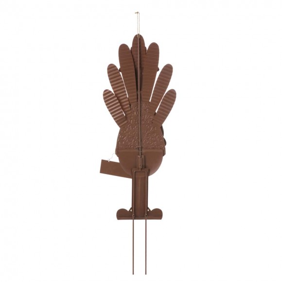 Glitzhome Glitzhome 36"H Thanksgiving Metal Turkey Yard Stake Standing Decor Or Hanging Decor (Three Function)