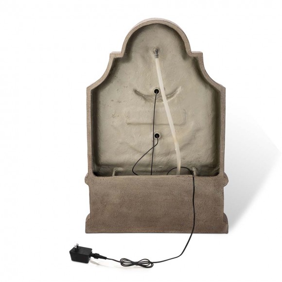 Glitzhome Glitzhome 37.25"H Oversized Antique European Style 3-Tier Polyresin Outdoor Fountain With LED Light And Pump