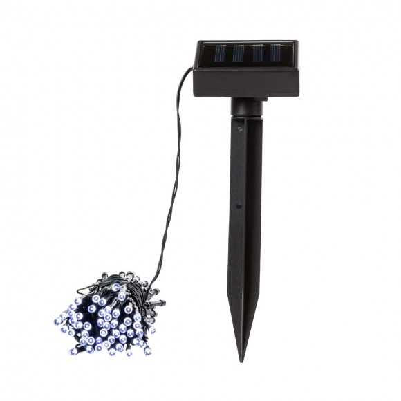 glitzhome Glitzhome 38.6 ft Solar String Lights with 100 LEDs
