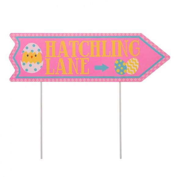 Glitzhome Glitzhome 38"H Easter Metal Yard Stake Or Wall Décor Set Of 3