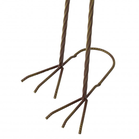 Glitzhome Glitzhome 39.25"H Metal Standing Crane Garden Statue With Stakes (KD)