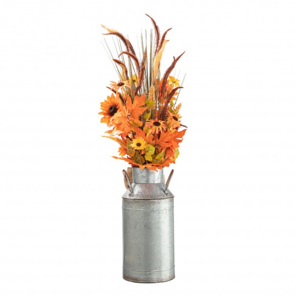 Glitzhome Glitzhome 39.75"H Fall Sunflower Leaf Potted Tree