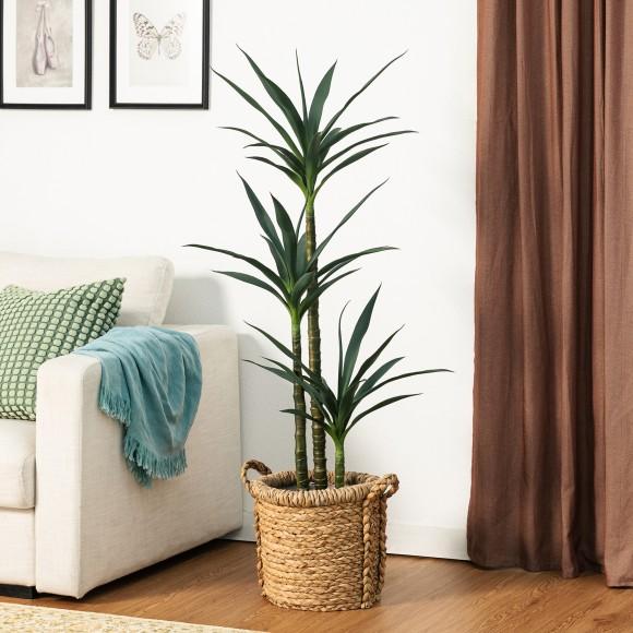 Glitzhome Glitzhome 4.25ft. Faux Tequila Plants In Pot