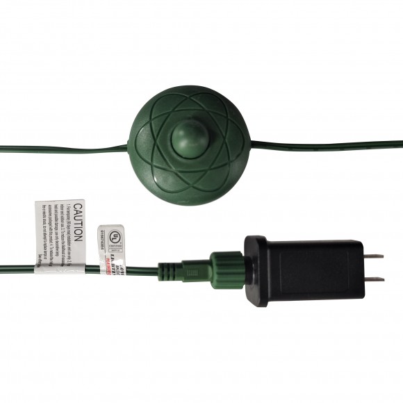 Glitzhome Glitzhome 4.5ft Pre-Lit Flocked Artificial Christmas Tree With 100 Warm White/Multi-color C3 Clear LED Lights 9 Function W/Foot Pedal