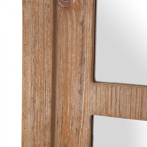 Glitzhome Glitzhome 40.16"H Gothic Style Window Frame Wall Mirror Decor