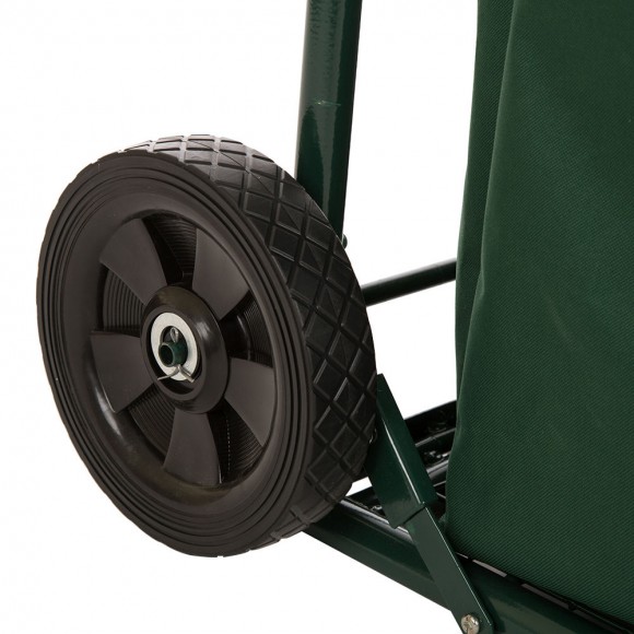 Glitzhome Glitzhome 40.5''H Outdoor Cleaning Garden Cart With Detachable Polyester Leaf Trash Bag