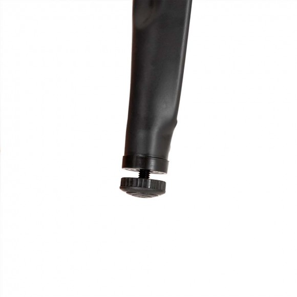 Glitzhome Glitzhome 41.50"H Black Steel Pub Bar Table With Square Solid Elm Wood Top