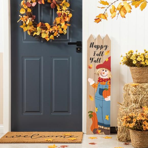 Glitzhome Glitzhome 41.75"H Fall Wood Scarecrow Porch Decor