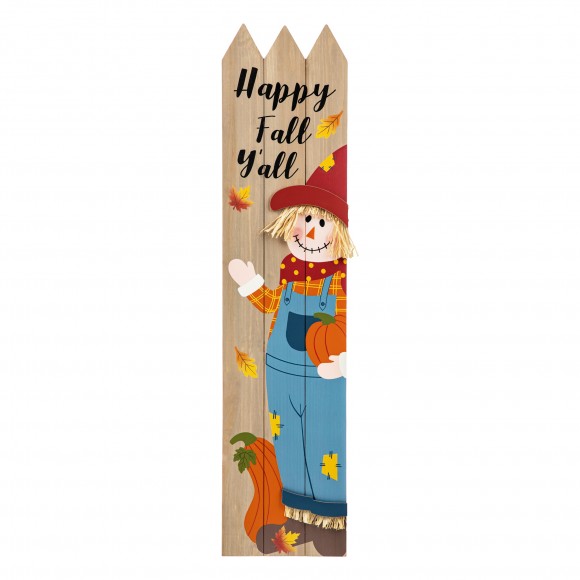 glitzhome Glitzhome 41.75"H Fall Wood Scarecrow Porch Decor