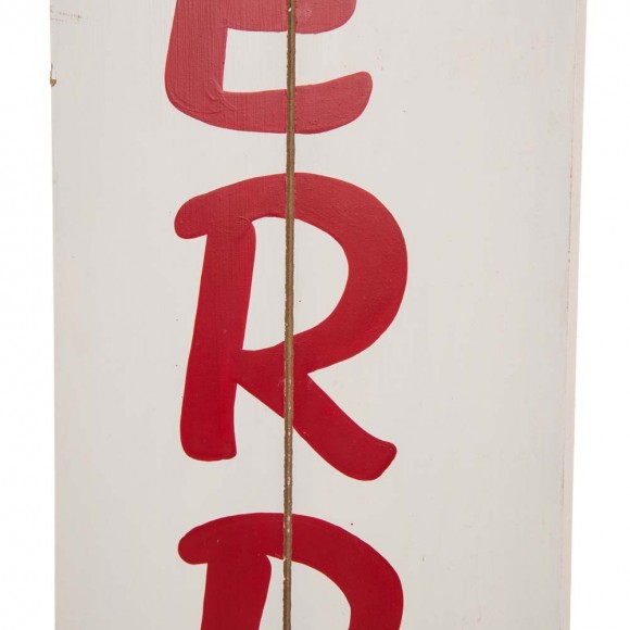 Glitzhome Glitzhome 42.00"H Wooden Snowman Porch Sign - MERRY