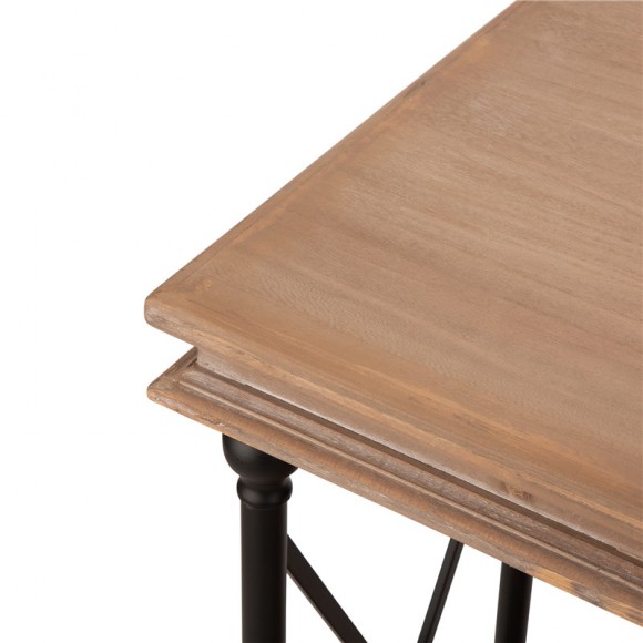 Glitzhome Glitzhome 42.10"L French Vintage Antiqued Finish Console Table