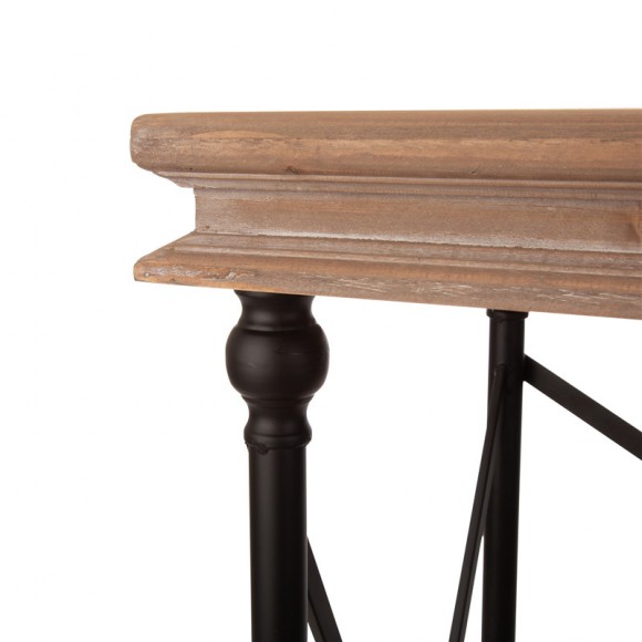 Glitzhome Glitzhome 42.10"L French Vintage Antiqued Finish Console Table