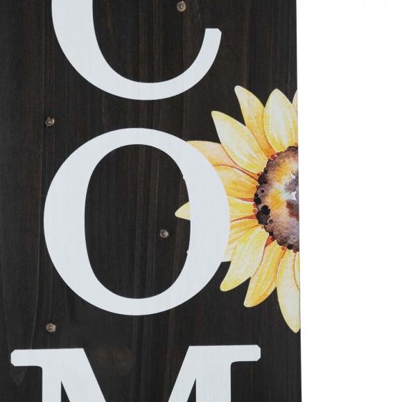 Glitzhome Glitzhome 42"H Fall Lighted Wooden "WELCOME" Porch Board Sign