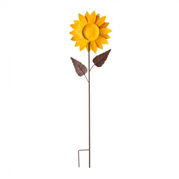 Glitzhome Glitzhome 42"H Fall Metal Sunflower Yard Stake