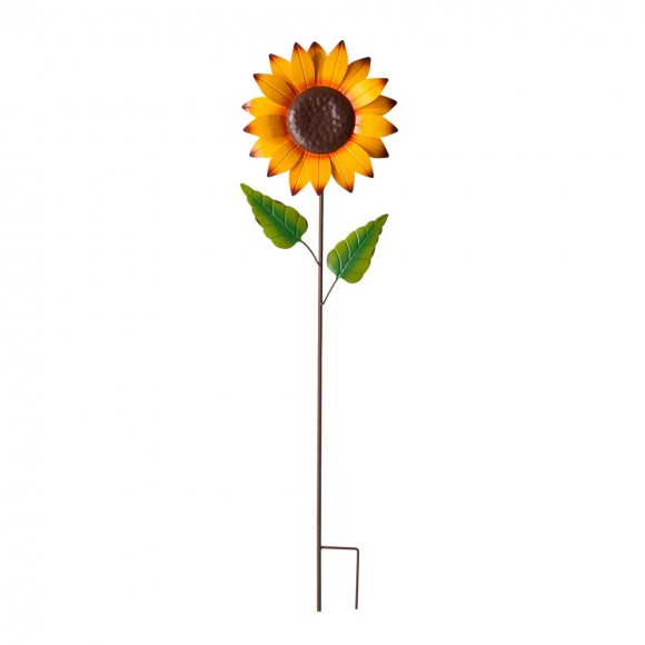 glitzhome Glitzhome 42"H Fall Metal Sunflower Yard Stake