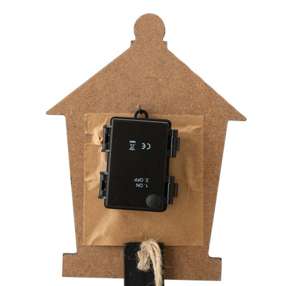 Glitzhome Glitzhome 42"H Lighted Halloween Wooden Street Lamp Design Yard Stake