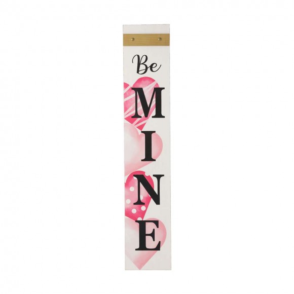 glitzhome Glitzhome 42"H Valentine's Wooden "Be Mine" Porch Sign