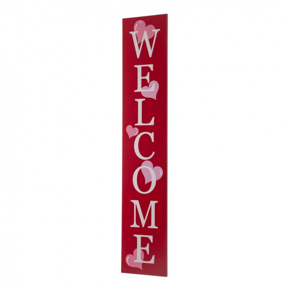 Glitzhome Glitzhome 42"H Valentine's Wooden Large Porch Sign / Décor