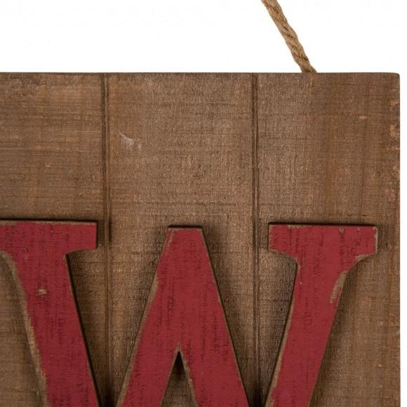 Glitzhome Glitzhome 42"H Welcome Patriotic Wood Stars Porch Board Sign