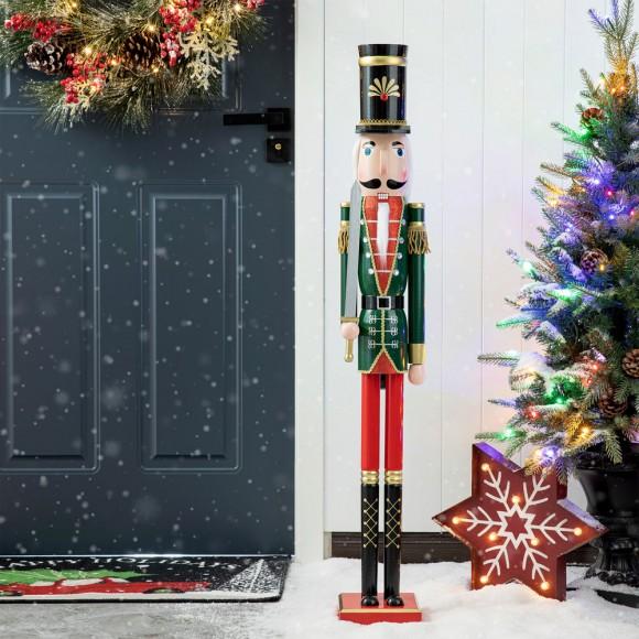Glitzhome Glitzhome 42"H Wooden Christmas Soldier Nutcracker