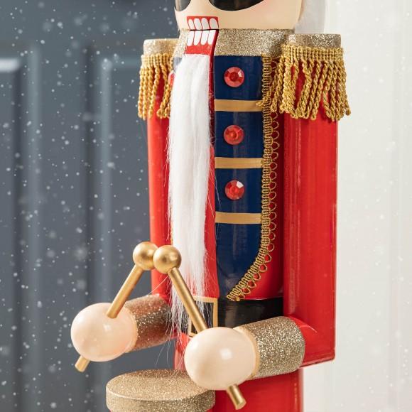Glitzhome Glitzhome 42"H Wooden Christmas Soldier Nutcracker