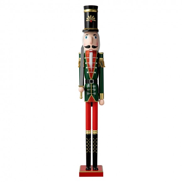 glitzhome Glitzhome 42"H Wooden Christmas Soldier Nutcracker