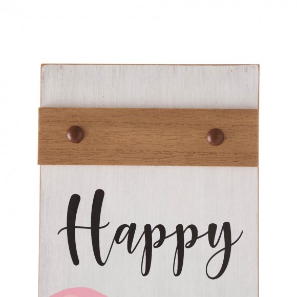 Glitzhome Glitzhome 42"H Wooden "HAPPY EASTER" Porch Sign