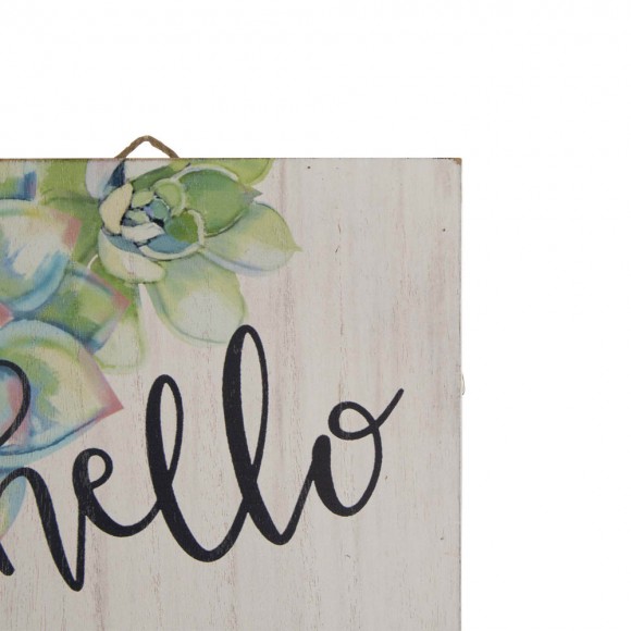 Glitzhome Glitzhome 42"H Wooden "Hello SPRING" Porch Sign Decor