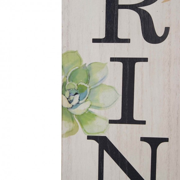Glitzhome Glitzhome 42"H Wooden "Hello SPRING" Porch Sign Decor