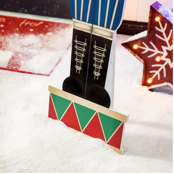 Glitzhome Glitzhome 42"H Wooden Nutcracker Porch Decor