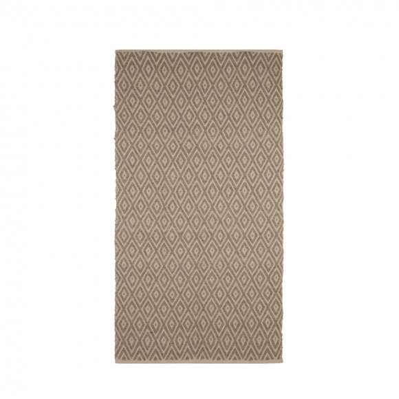 glitzhome Glitzhome 5'Lx3'W Handcrafted Woven Classic Argyle Pattern Heavy Premium Wool Area Rug