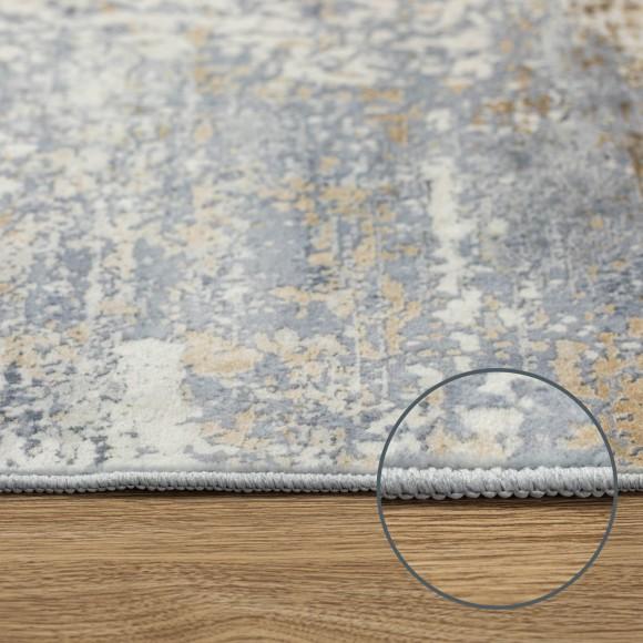 Glitzhome Glitzhome 5" X 8" Abstract Grey/ Ivory/ Tan Area Rugs