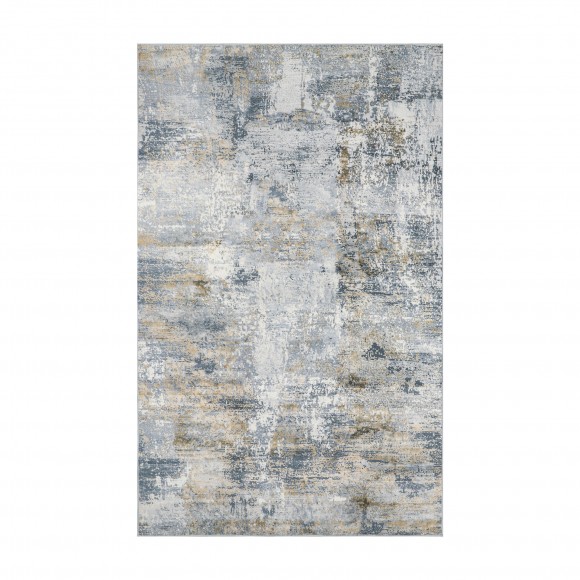 glitzhome Glitzhome 5" x 8" Abstract Grey/ Ivory/ Tan Area Rugs