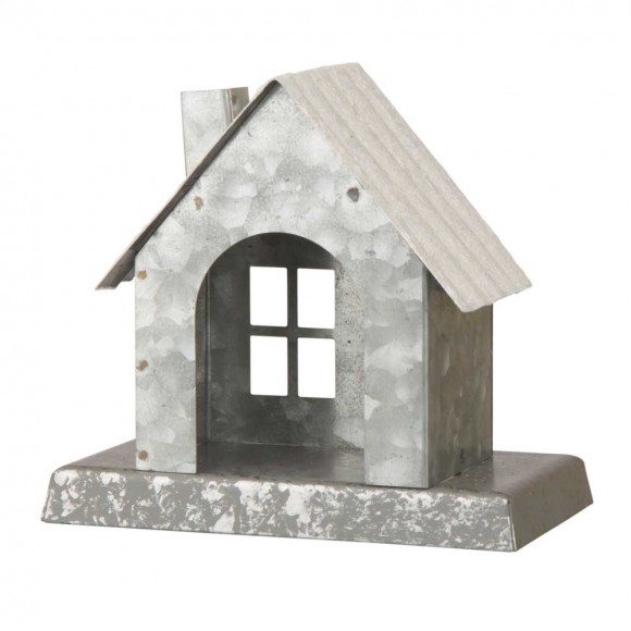 Glitzhome Glitzhome 6.00"H Galvanized House Stocking Holder