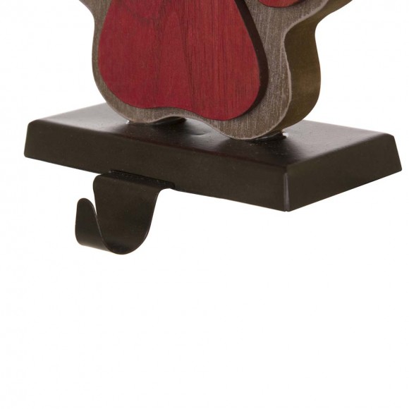 Glitzhome Glitzhome 6.50"H Wooden Metal Paw Stocking Holder