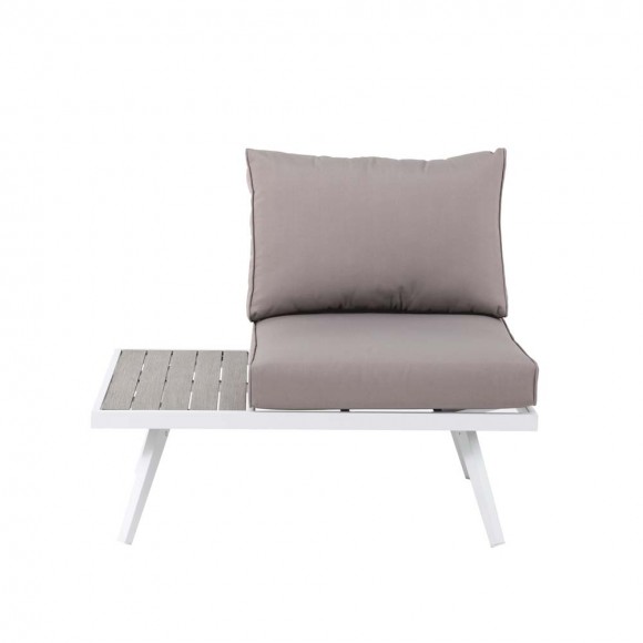 Glitzhome Glitzhome 6 Piece Outdoor Aluminum Conversation Sectional Sofa Set With Cushions