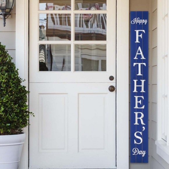 Glitzhome Glitzhome 60"H Father's Day Wooden Porch Sign