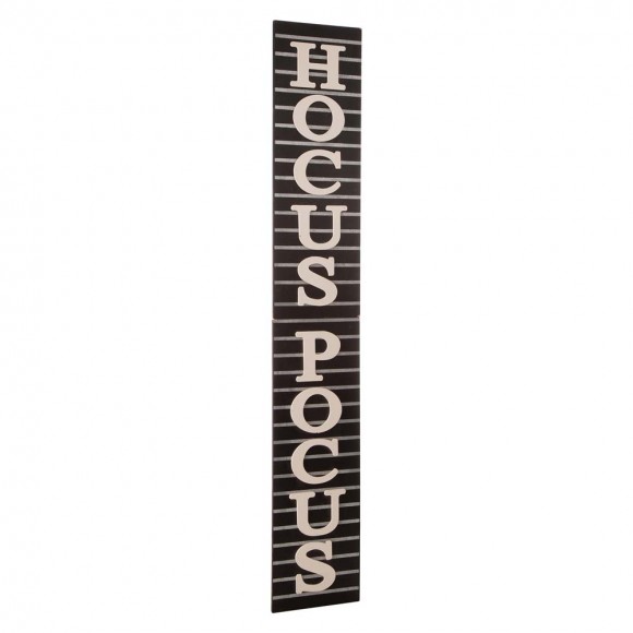 Glitzhome Glitzhome 60"H Halloween Wooden Hocus?Pocus Standing Porch Sign Or Hanging Decor (KD Two Function)
