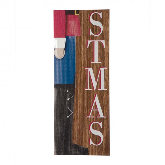 Glitzhome Glitzhome 60"H Wooden Christmas Nutcracker Porch Sign