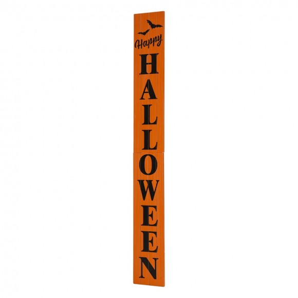 Glitzhome Glitzhome 60"H Wooden "Happy HALLOWEEN" Porch Sign Board