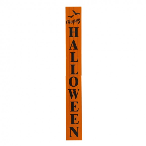 glitzhome Glitzhome 60"H Wooden "Happy HALLOWEEN" Porch Sign Board