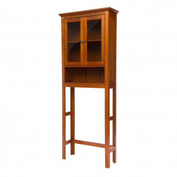 glitzhome Glitzhome 68.25"H Wooden Bathroom Free Standing Storage Cabinet Spacesaver