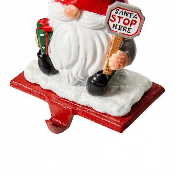 Glitzhome Glitzhome 7.5"H Resin Gnomes Stocking Holders Set Of 3