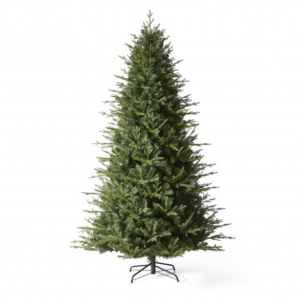 glitzhome Glitzhome 7.5ft Green Slim Fir Artificial Christmas Tree