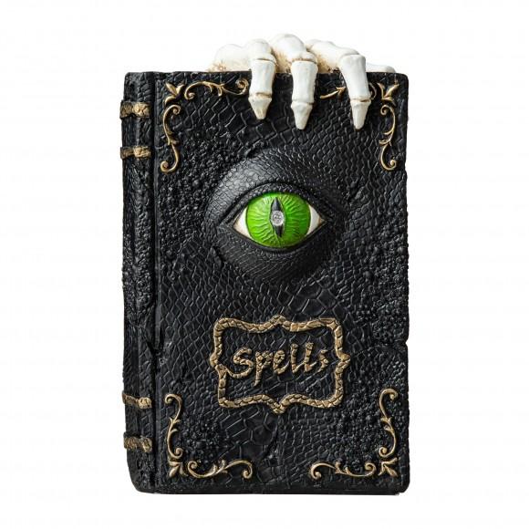 Glitzhome Glitzhome 7.75"H Halloween Lighted Ghostbuster Resin Book