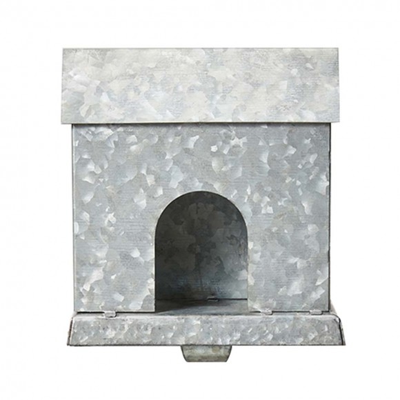 Glitzhome Glitzhome 7"H Galvanized House Stocking Holders Set Of 3