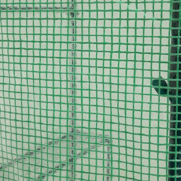 Glitzhome Glitzhome 74.75''H 2 Shelf Walk-In PE Greenhouse