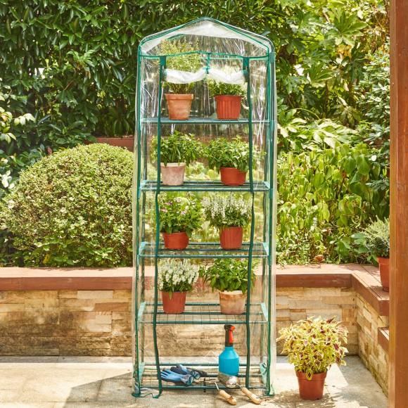 Glitzhome Glitzhome 74.75''H 5 Layers Mini PVC Greenhouse