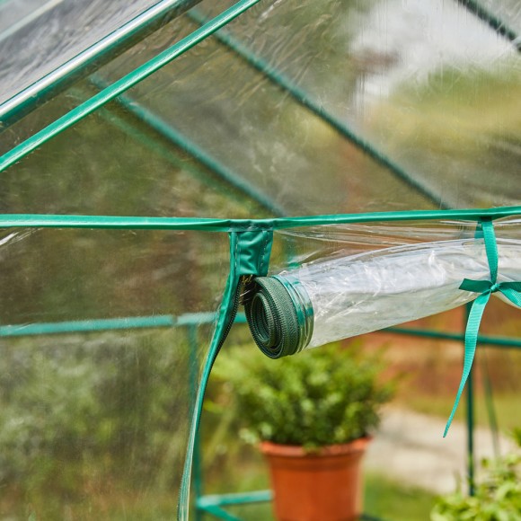 Glitzhome Glitzhome 76.75"H 6 Shelves Mini Walk-In PVC Greenhouse